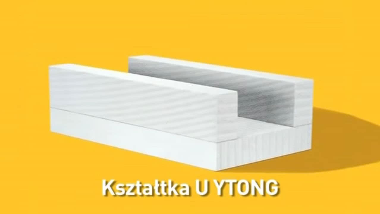 Kształtka nadprożowa z betonu komórkowego U Ytong. fot. Xella Kształtka nadprożowa z betonu komórkowego U Ytong. fot. Xella